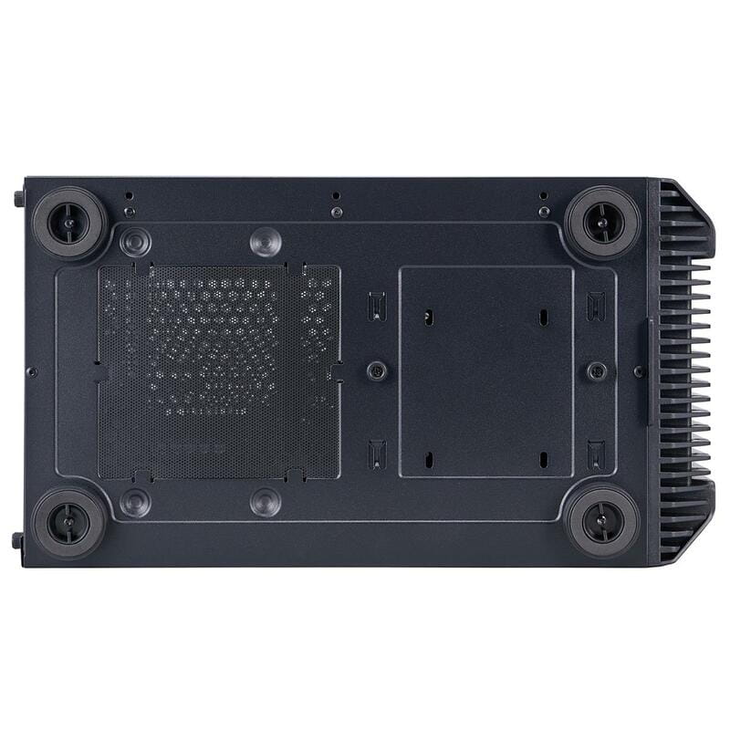 Корпус 1stPlayer H6-BK-4F7 Black без БП