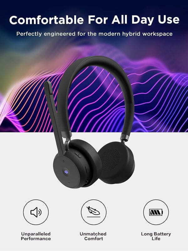 Bluetooth-гарнітура Lenovo Wireless VoIP Headset Black (4XD1M80020)