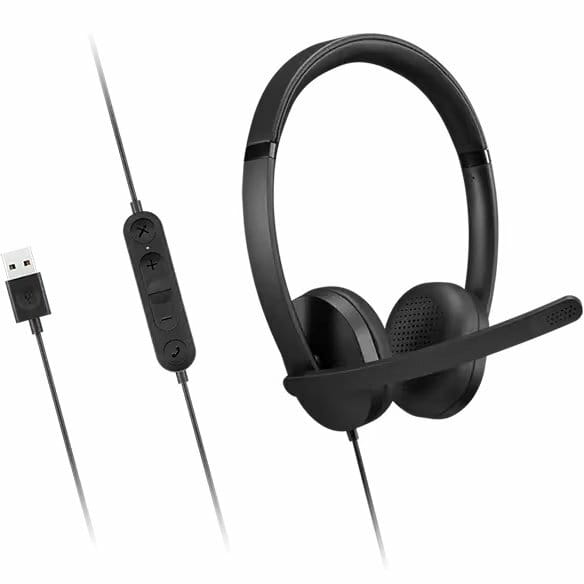 Гарнiтура Lenovo Wired Stereo Headset Black (4XD1P83425)