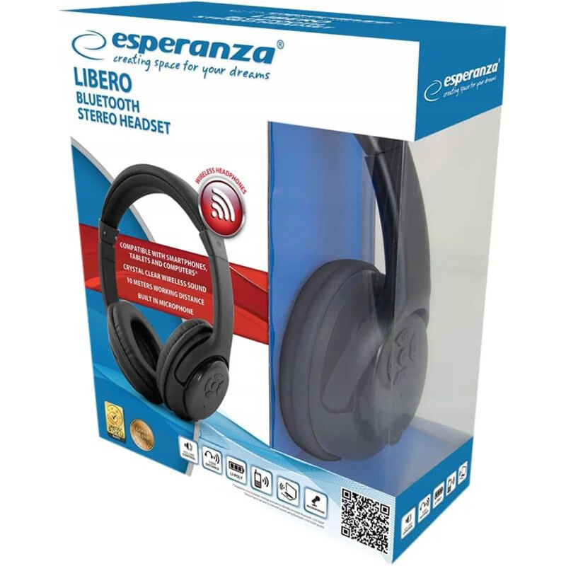 Bluetooth-гарнитура Esperanza Libero Black (EH163K)