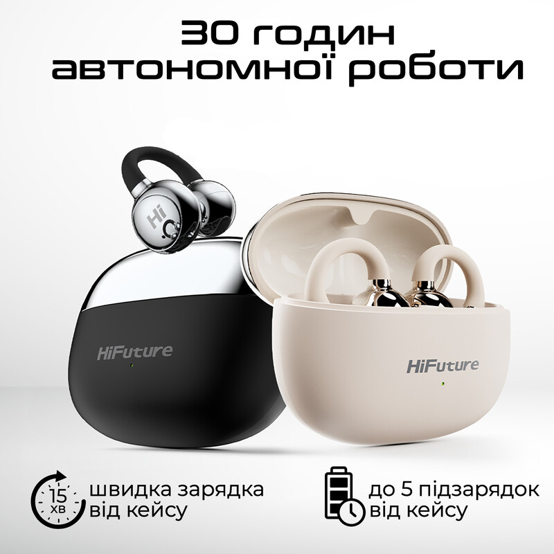 Bluetooth-гарнитура HiFuture Flexclip Black