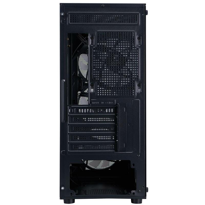 Корпус 1stPlayer FD3-M-BK-4F7 Black без БП