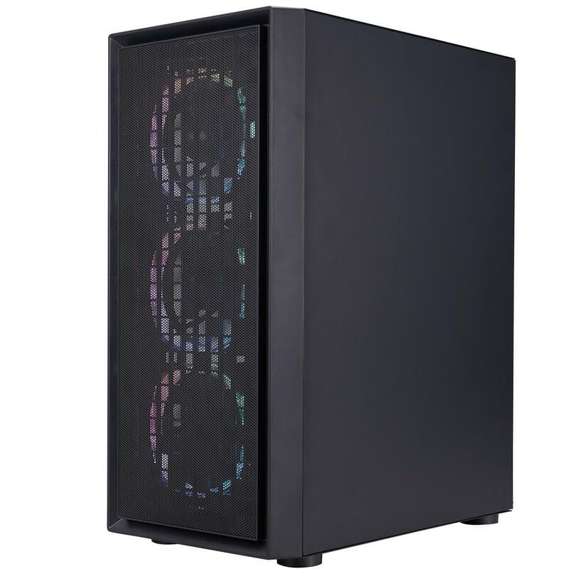 Корпус 1stPlayer Go6-BK-4FS7 Black без БП