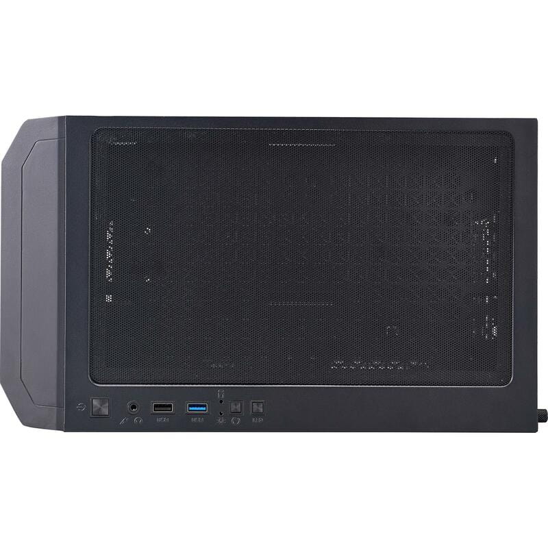 Корпус 1stPlayer H2-BK-4F7 Black без БЖ