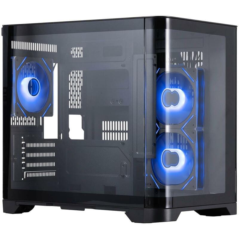 Корпус 1stPlayer UV5-BK-2FC7R-1FC7 Black без БЖ
