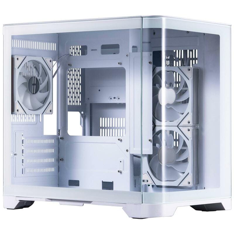 Корпус 1stPlayer UV5-WH-2FC7R-W-1FC7-W White без БП