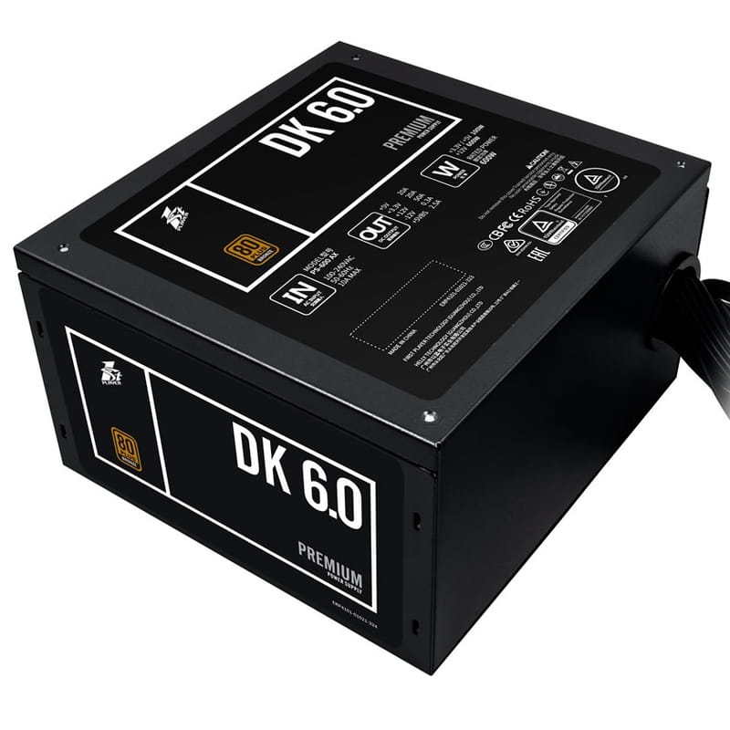 Блок живлення 1stPlayer PS-600AX 600W (DKPM-BRZ-600-BK-EU)