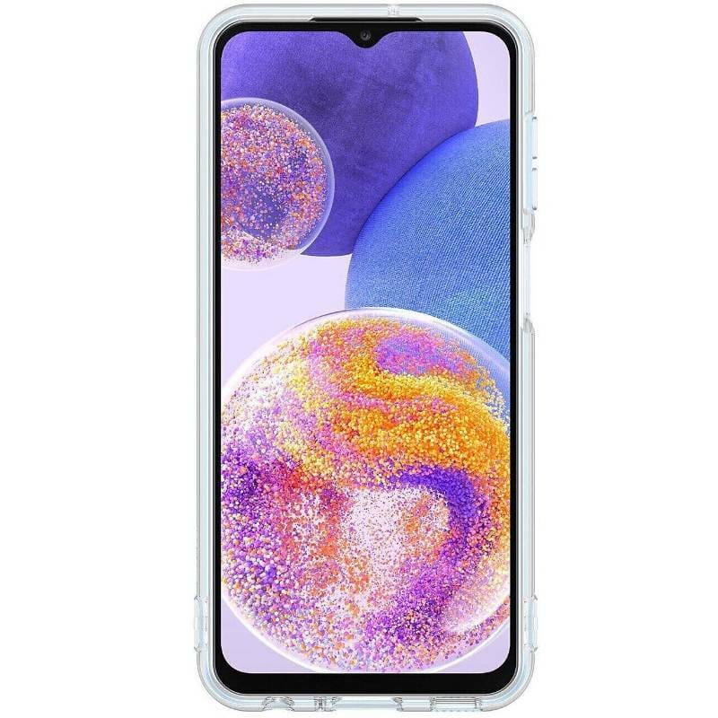 Чeхол-накладка Samsung Soft Clear Cover для Samsung Galaxy A23 SM-A235 Transparent (EF-QA235TTEGRU)
