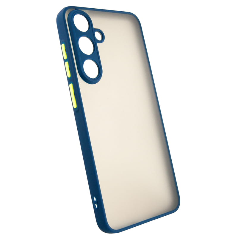 Чeхол-накладка Dengos Matt для Samsung Galaxy S25+ SM-S936 Blue (DG-TPU-MATT-163)