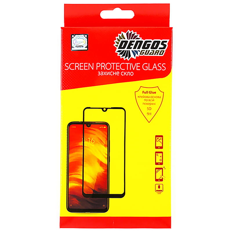 Защитное стекло Dengos для Samsung Galaxy S25 Ultra SM-S938 Black Full Glue (TGFG-391)