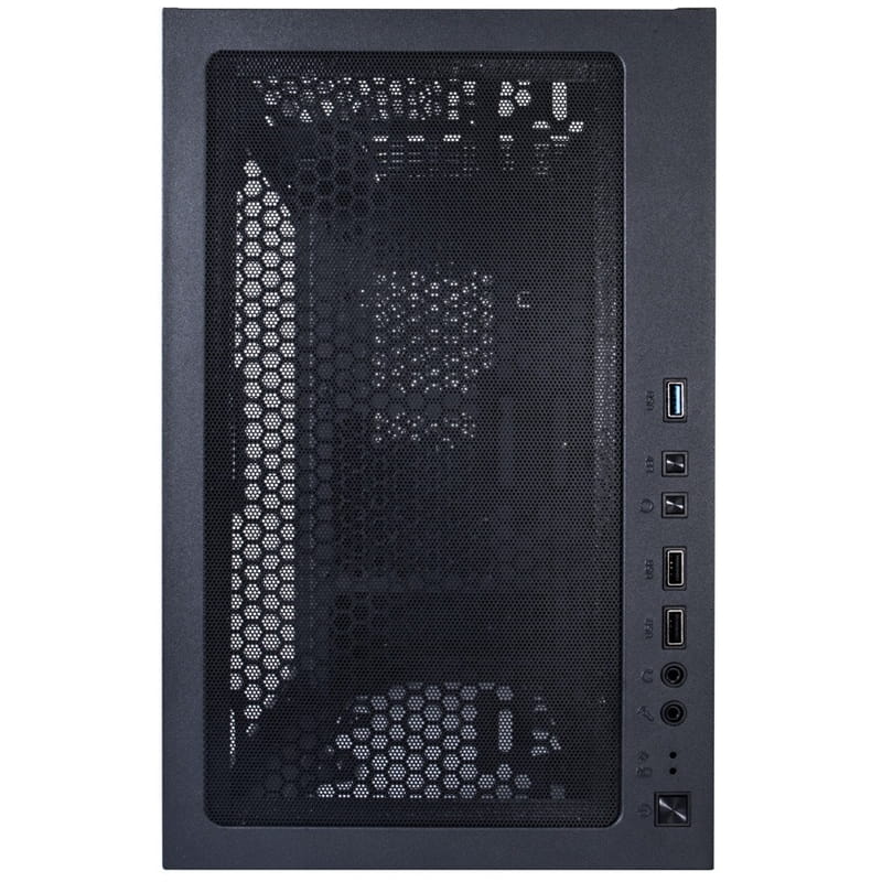 Корпус 1stPlayer X5-BK-4F1 Black без БП
