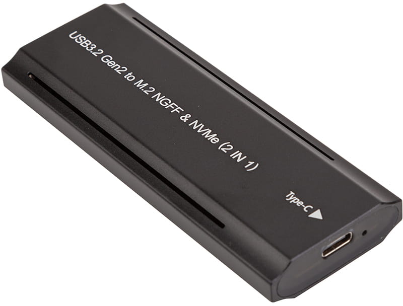 Зовнішня кишеня PowerPlant для SSD M.2 PCIe NGFF USB3.0 (HC380435)