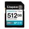 Фото - Карта памяти SDXC  512GB UHS-I/U3 Class 10 Kingston Canvas Go! Plus R200/W160MB/s (SDG4/512GB) | click.ua