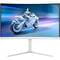 Фото - Монiтор Philips 27" Evnia 27M2C5501/00 VA Curved White 180Hz | click.ua