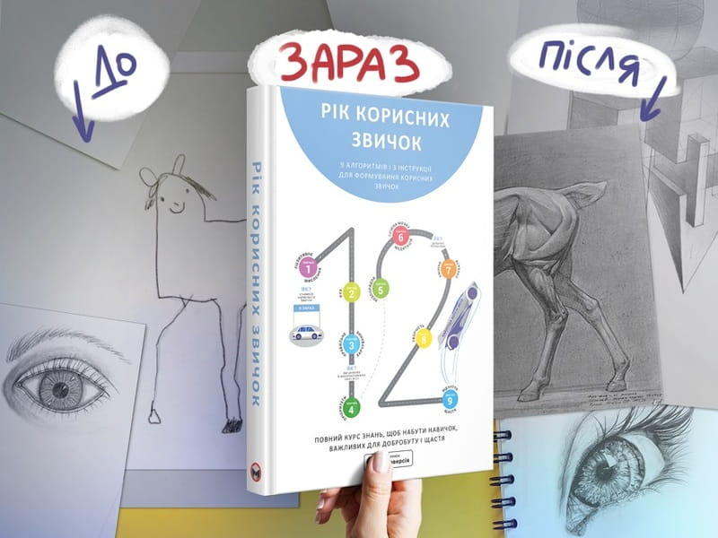Рік корисних звичок. Повний курс знань, щоб набути звичок, важливих для добробуту і щастя. Збірник самарі + Аудіокнижка