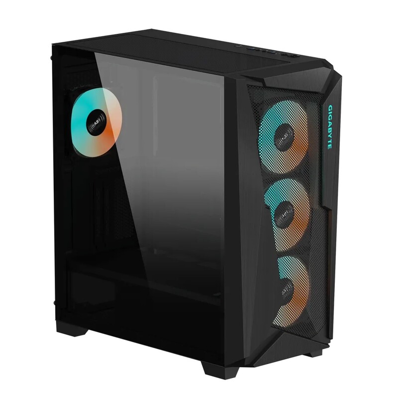 Корпус Gigabyte C301 Glass V2 Black без БП (C301G V2)