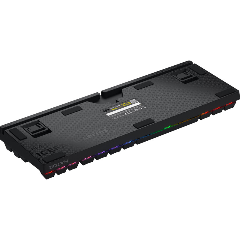 Клавиатура Hator Icefall Mecha TKL Wireless Rainbow Black (HTK287UA)