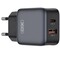 Фото - Сетевое зарядное устройство XO L156 (1USB-С, 1USB, 3А) PD, QC 3.0 Black (L156.black) | click.ua