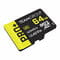 Фото - Карта памяти MicroSDXC  64GB UHS-I/U3 Class 10 Team Pro+ R160/W55MB/s + SD-адаптер (TPPMSDX64GIA2V3003) | click.ua