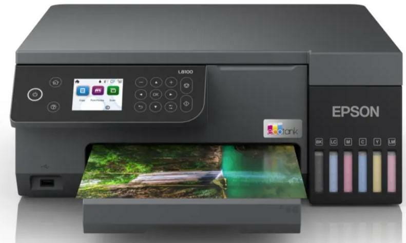 Багатофункціональний пристрій А4 кол. Epson EcoTank L8100 Wi-Fi (C11CK94401)