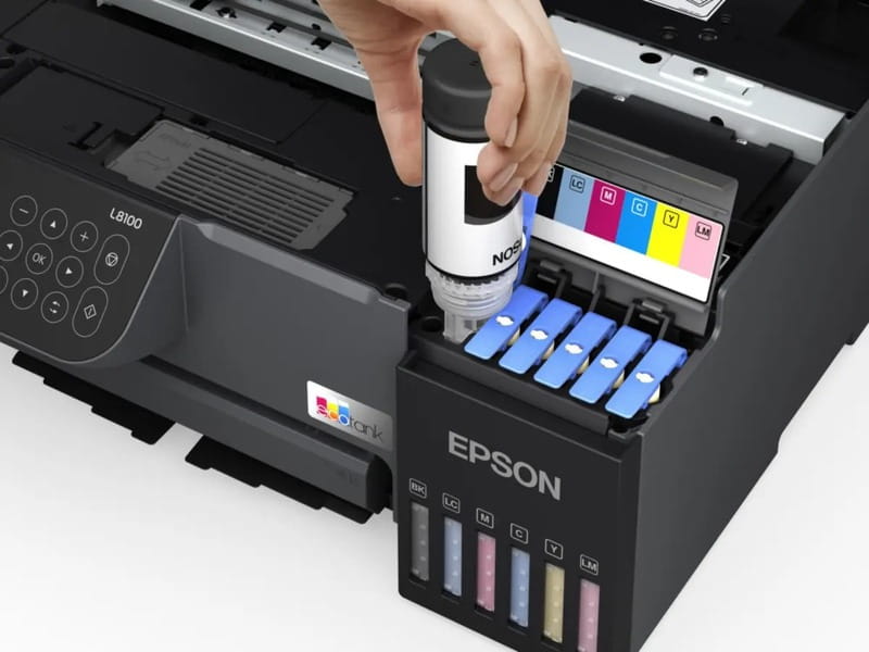 Багатофункціональний пристрій А4 кол. Epson EcoTank L8100 Wi-Fi (C11CK94401)