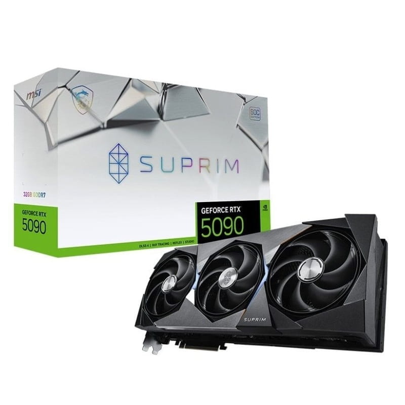 Відеокарта GF RTX 5090 32GB GDDR7 Suprim SOC MSI (GeForce RTX 5090 32G SUPRIM SOC)