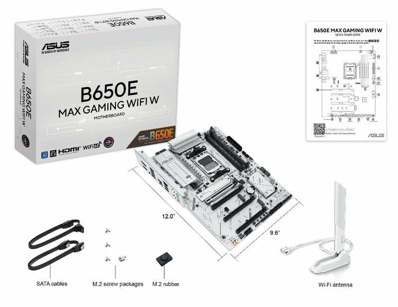 Материнська плата Asus B650E MAX Gaming WiFi W Socket AM5