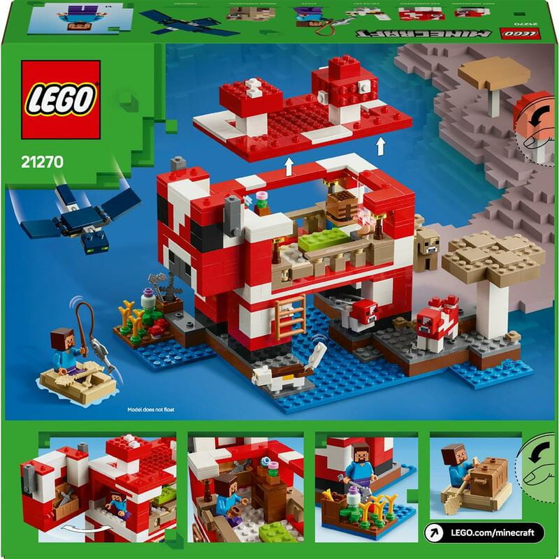 Конструктор LEGO Minecraft Грибний будинок (21270)