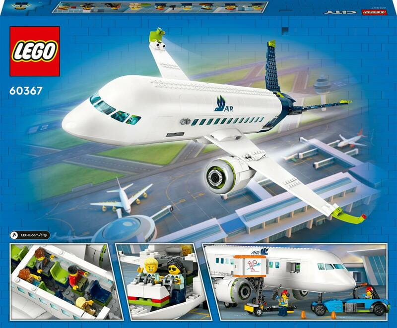 Конструктор LEGO City Пасажирський літак (60367)