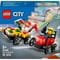Фото - Конструктор LEGO City «Піца-авто проти пожежної машини» Набір перегонів (60458) | click.ua
