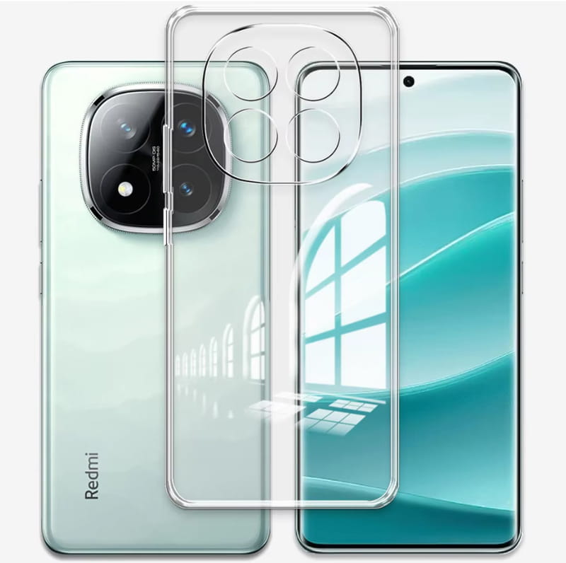 Чeхол-накладка BeCover для Xiaomi Redmi Note 14 Pro Plus 5G Transparancy (712762)