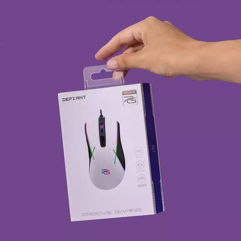 Миша Proove Gaming Defiant White (CMDE00000101)