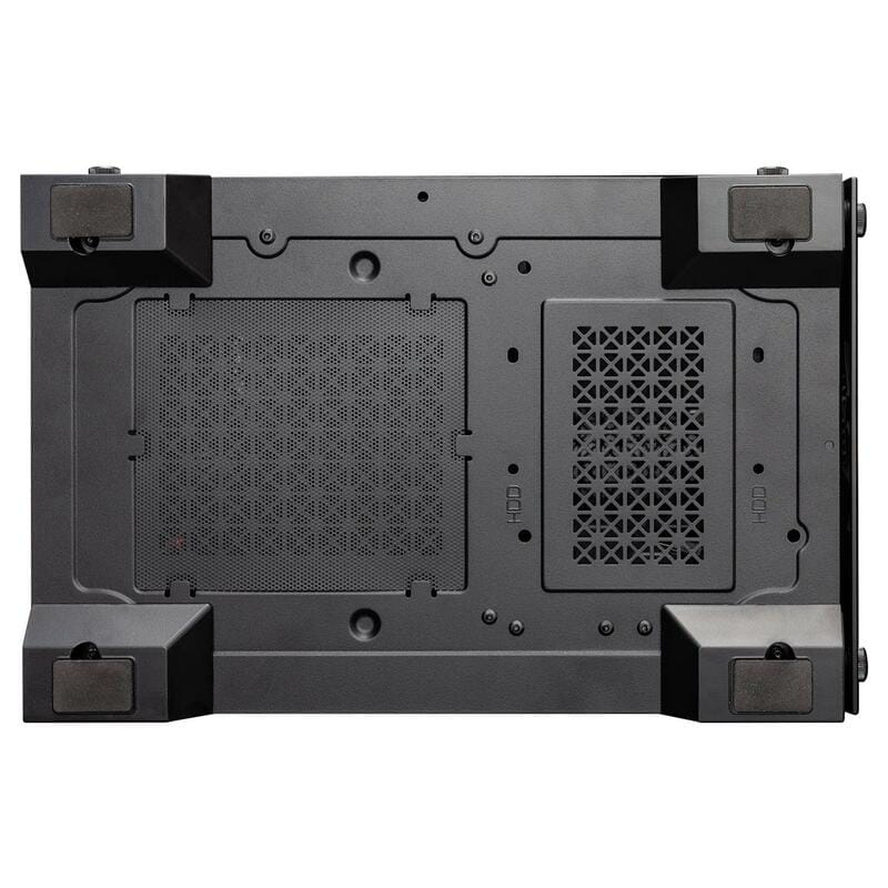 Корпус 1stPlayer X2-M-BK-4F7 Black без БП