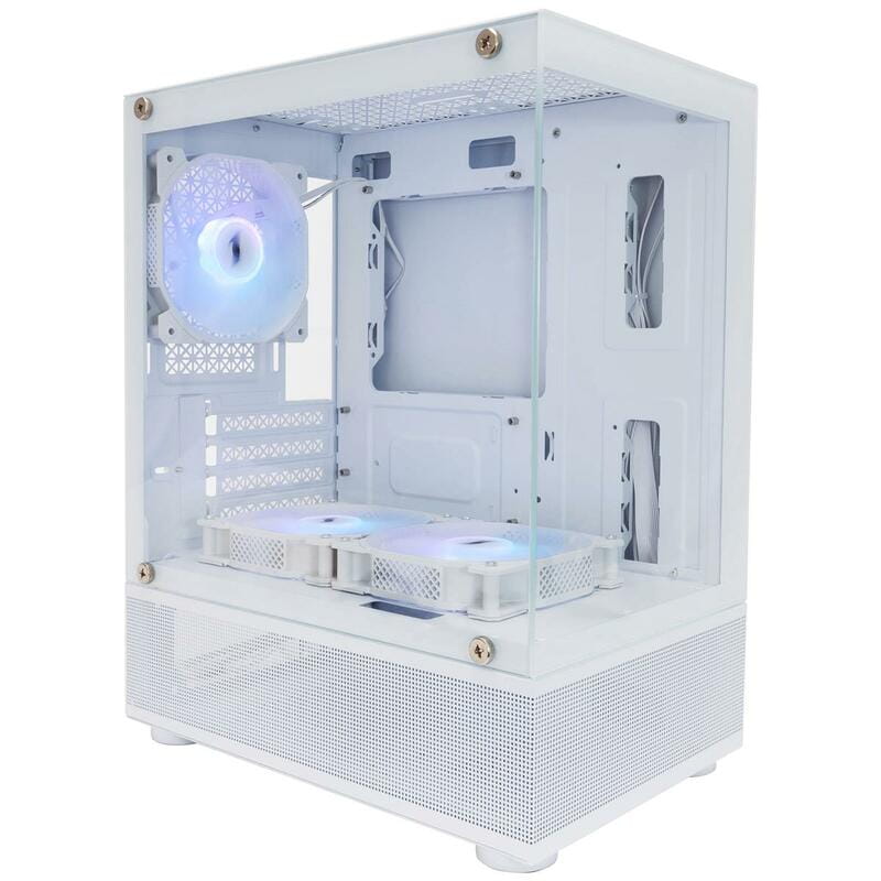 Корпус 1stPlayer Mi2-A-WH-2F7R-W-1F7-W White без БП