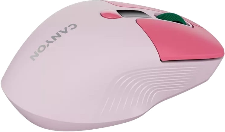 Миша бездротова Canyon MW-26 LCD Silent Dual Mode Pink (CNS-CMSW26P)