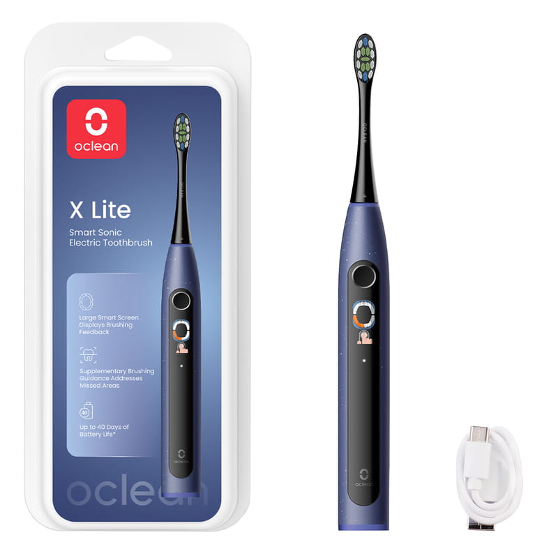 Розумна зубна електрощітка Oclean X Lite Blue (6970810555974)