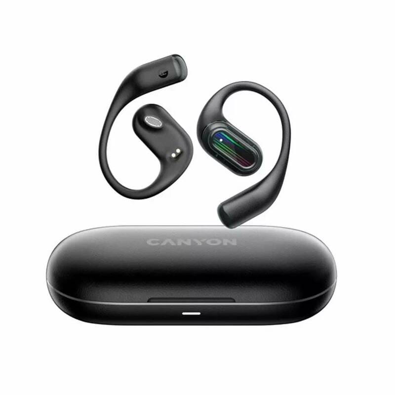 Bluetooth-гарнітура Canyon TWS-12 Headset On Flow Black (CNS-TWS12BK)