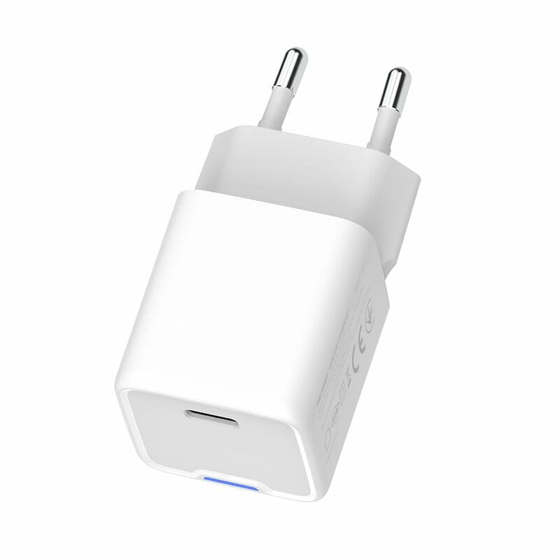 Сетевое зарядное устройство ColorWay GaN Mini 35W PD Port PPS USB-C White (CW-CHS056PD-WT)