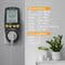 Фото - Энергометр цифровой (W/V/A/C/Hz/KWh) СolorWay для розетки (16A/3680W) (CW-VM16-02D) | click.ua