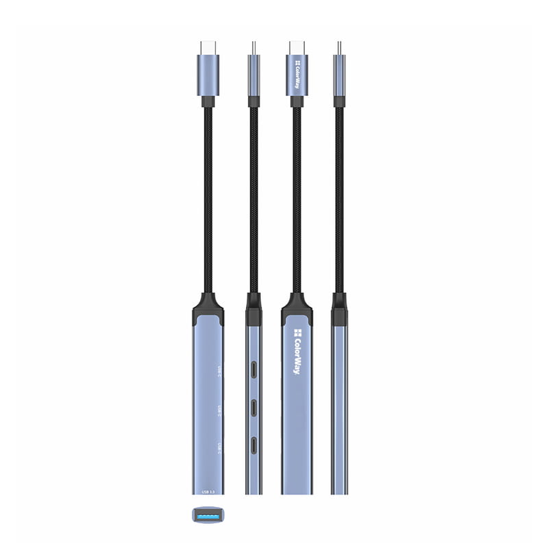 USB-хаб СolorWay USB Type-C 4-в-1 (CW-HUB07)