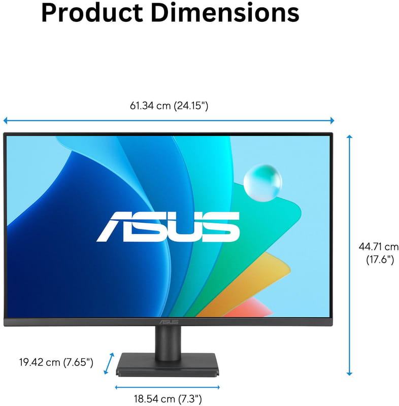 Монітор Asus 27" VA279HG (90LM04J1-B02371) IPS Black 120Hz