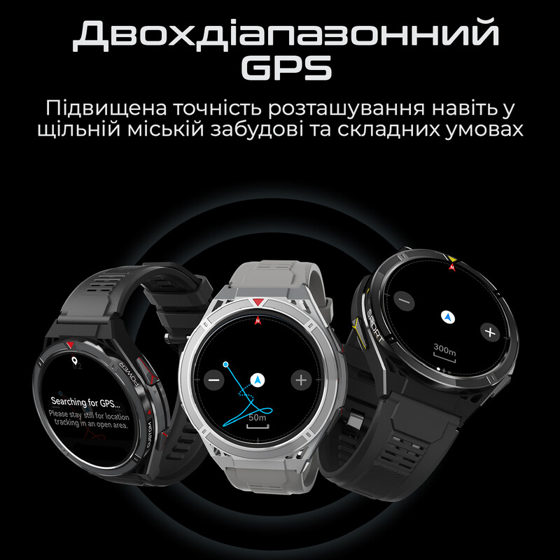 Смарт-годинник HiFuture Active Black/Red