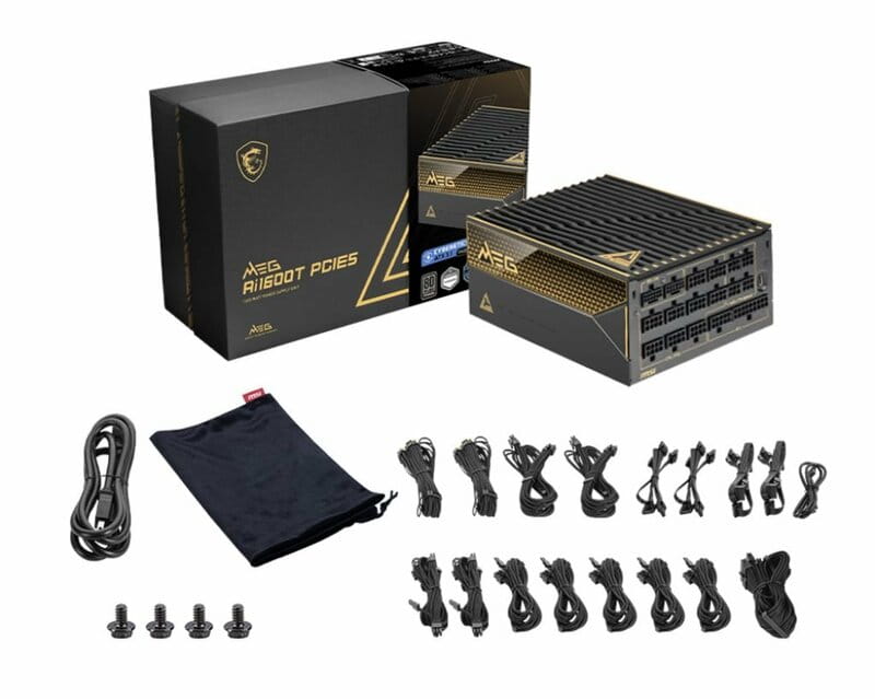 Блок живлення MSI MEG Ai1600T PCIE5 1600W