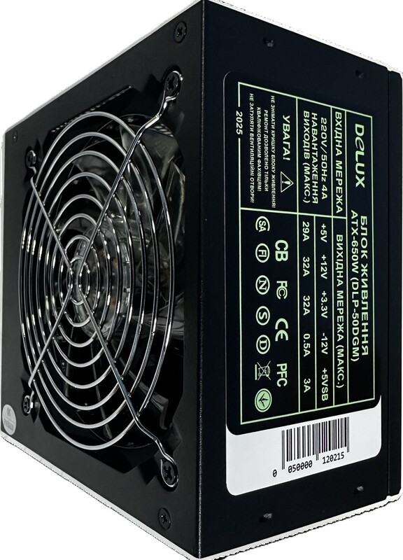Блок живлення Delux DLP-50DGM 650W