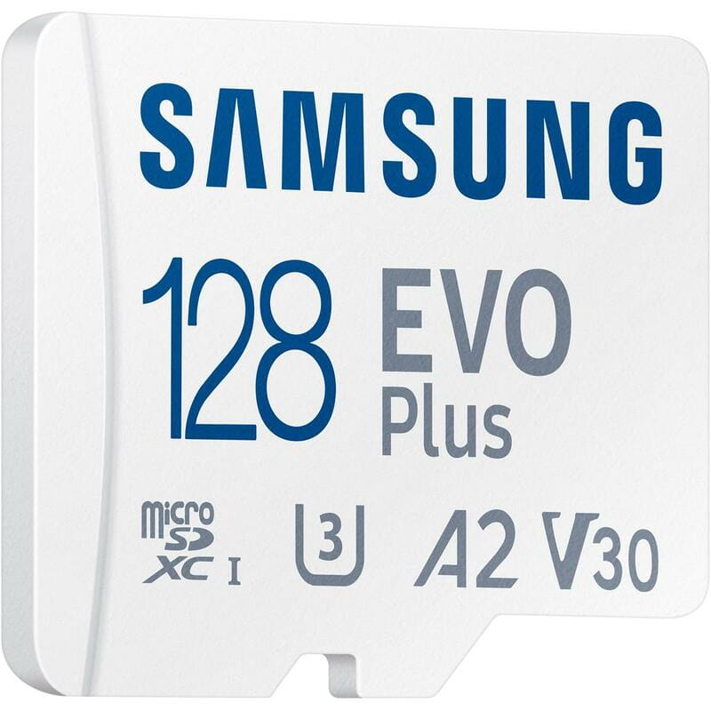 Карта пам`яті MicroSDXC  128GB UHS-I/U3 Class 10 Samsung Evo Plus R160MB/s + SD-адаптер (MB-MC128SA/EU)