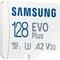 Фото - Карта пам`яті MicroSDXC  128GB UHS-I/U3 Class 10 Samsung Evo Plus R160MB/s + SD-адаптер (MB-MC128SA/EU) | click.ua