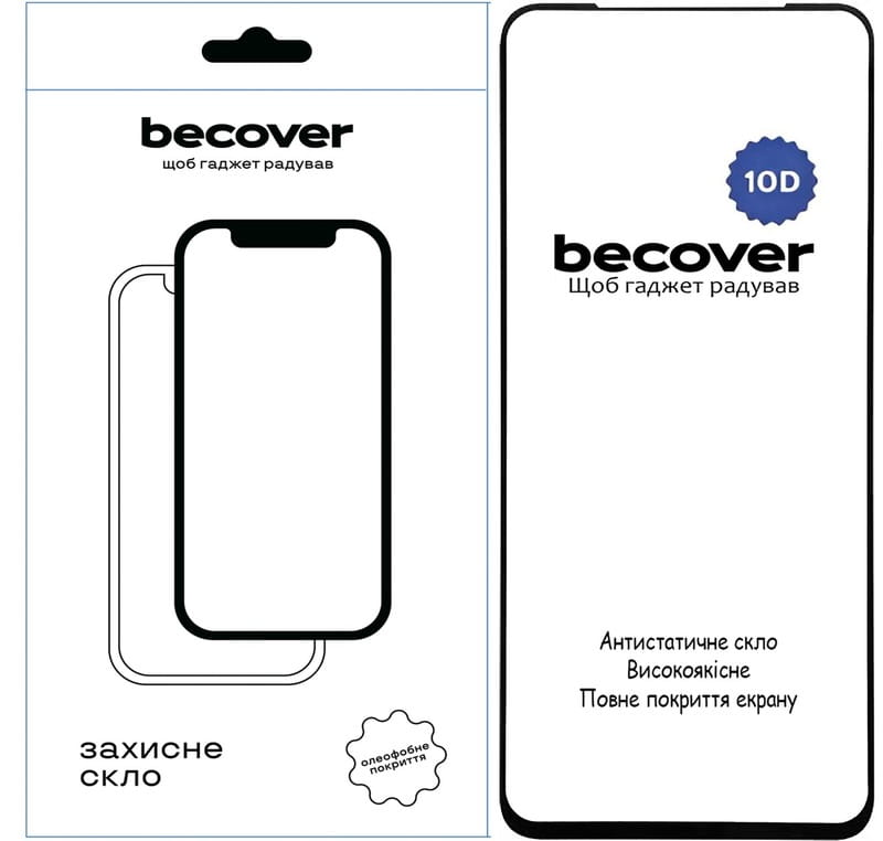 Защитное стекло BeCover для ZTE Nubia Music Black 10D (712735)