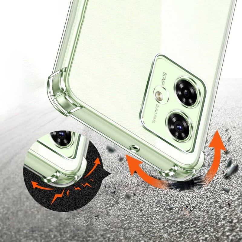 Чохол-накладка BeCover Anti-Shock для Motorola Moto G55 Clear (712780)