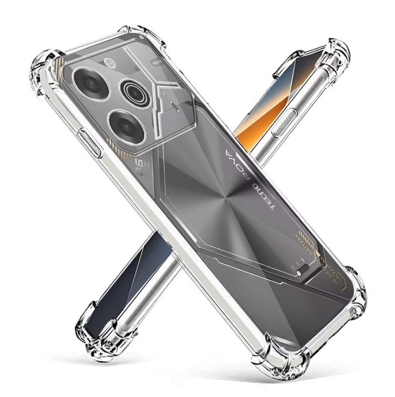Чохол-накладка BeCover Anti-Shock для Tecno Pova 6 (LI7) Clear (712784)