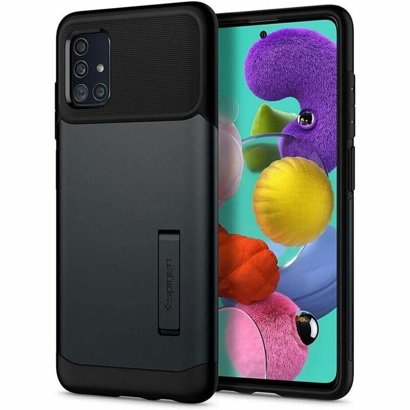 Чохол-накладка Spigen Slim Armor для Samsung Galaxy A51 SM-A515 Metal Slate (ACS00820)
